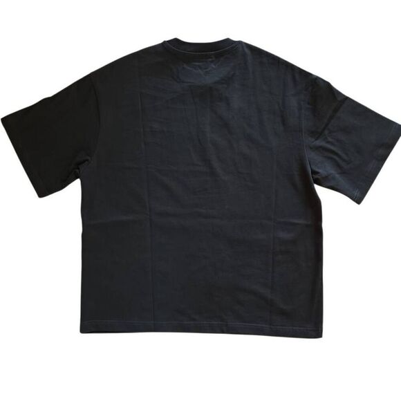 Homme+Femme T-Shirt Snow Bunny Cropped Tee Black XSmall - Picture 3 of 6